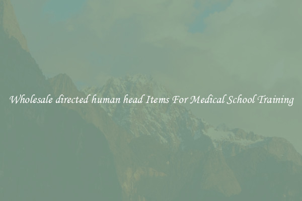 Wholesale directed human head Items For Medical School Training