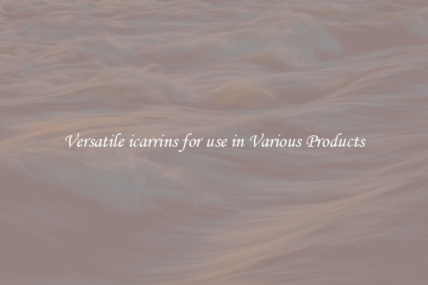 Versatile icarrins for use in Various Products