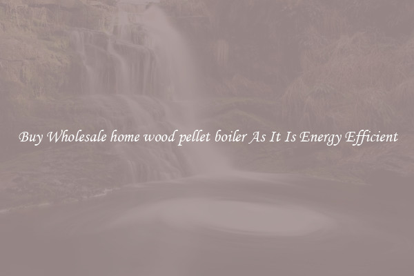 Buy Wholesale home wood pellet boiler As It Is Energy Efficient