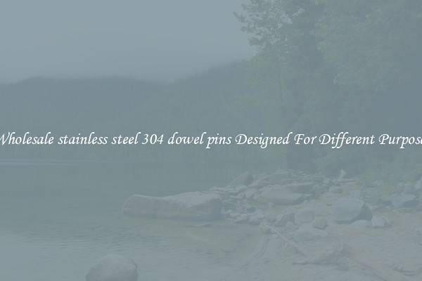 Wholesale stainless steel 304 dowel pins Designed For Different Purposes